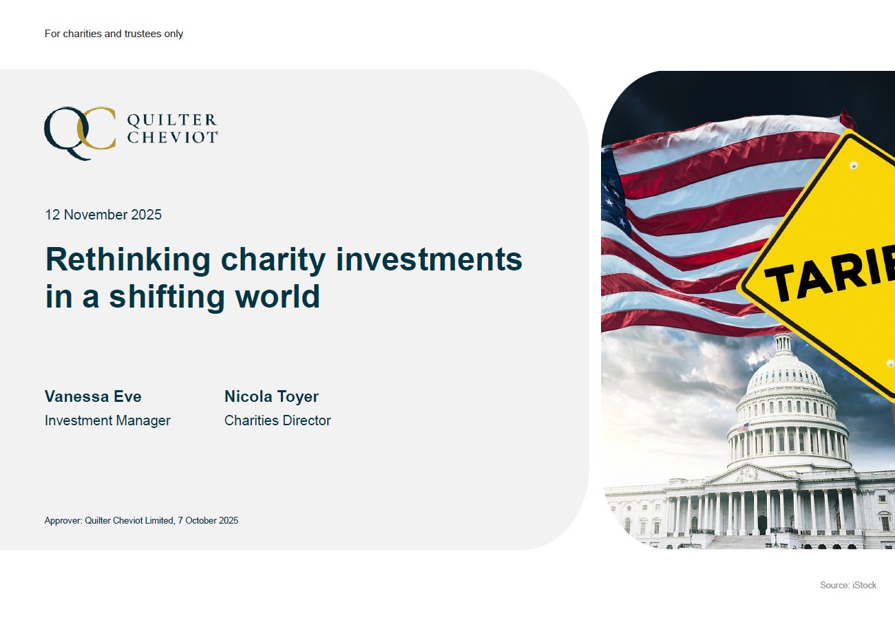 Rethinking charity investments in a shifting world