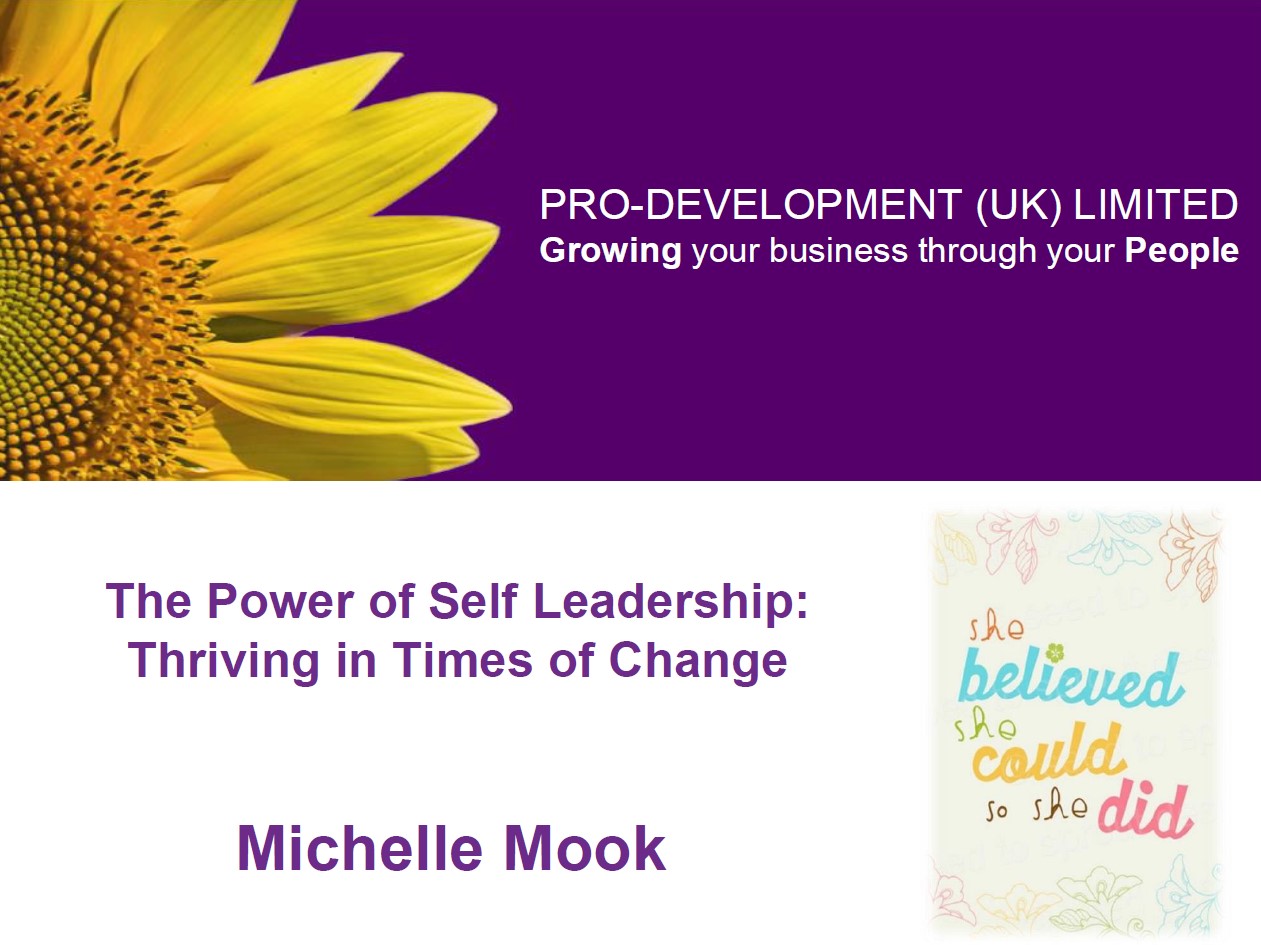 The Power of Self Leadership